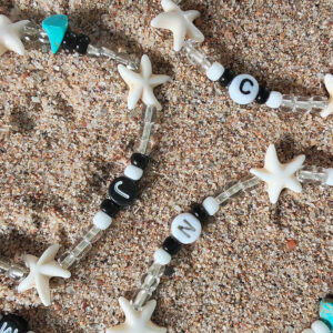 Letter Starfish bracelets