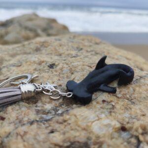Hammerhead shark keyring