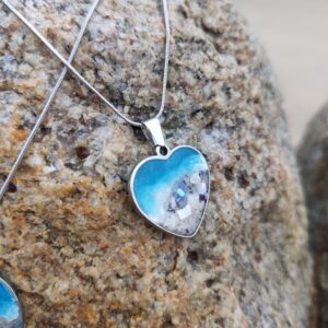 Resin heart Pendant