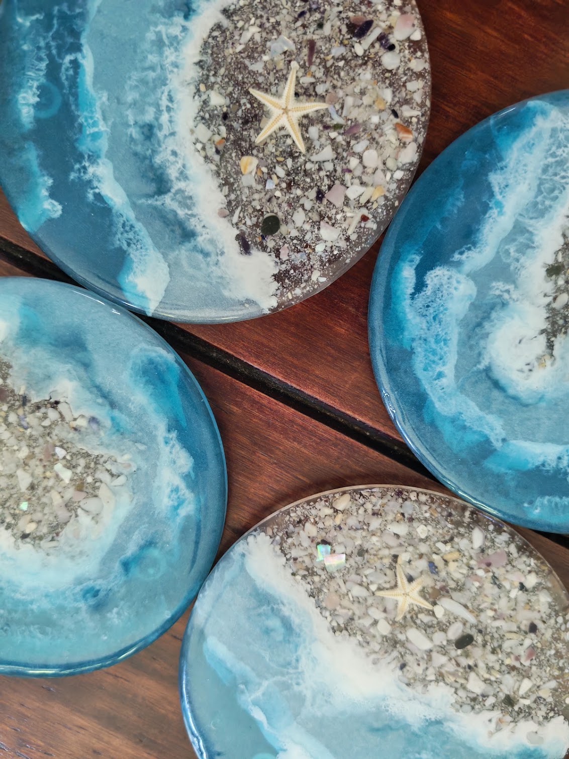 Ocean Resin Coasters - Image 4