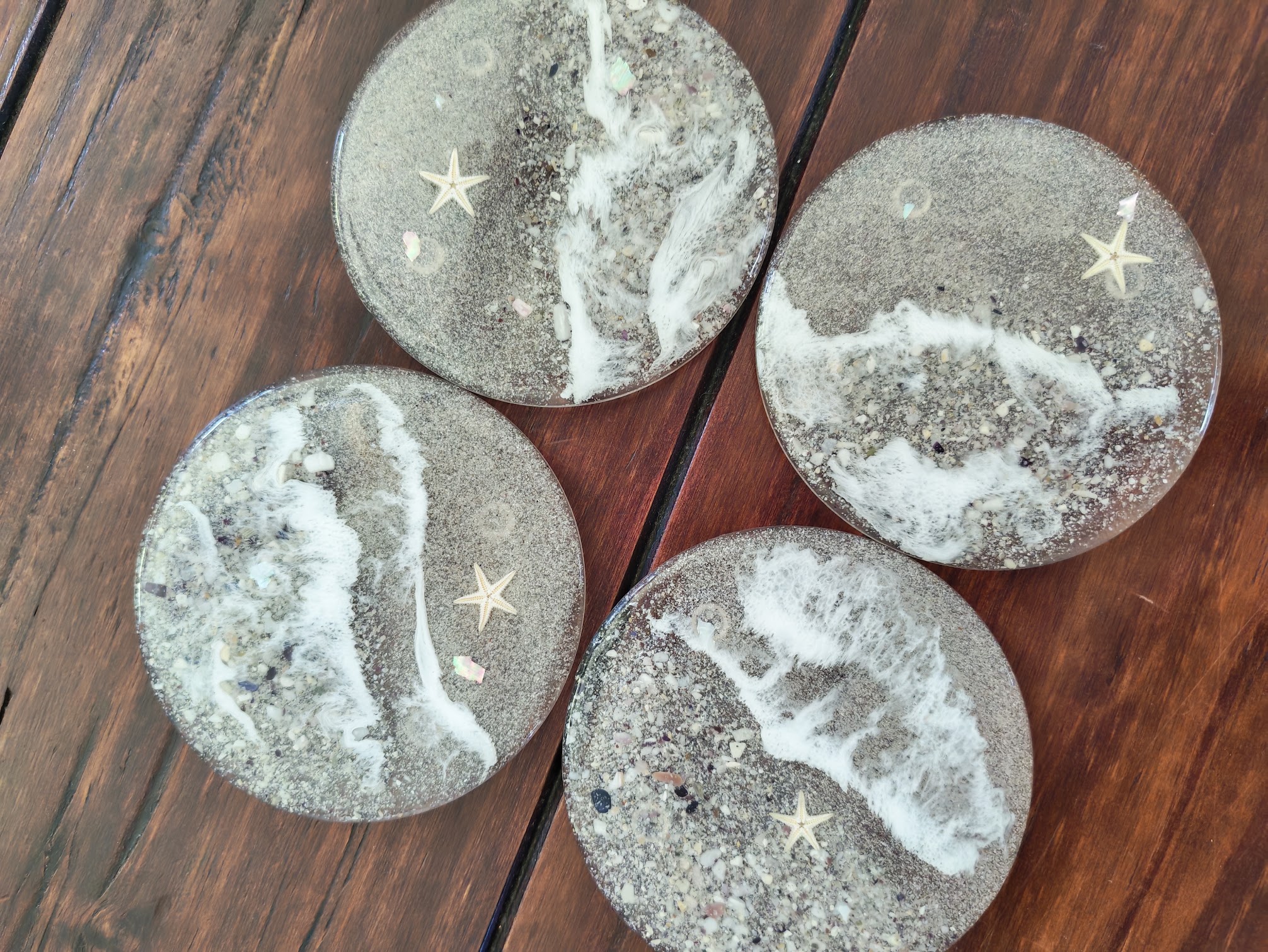 Ocean Resin Coasters - Image 3